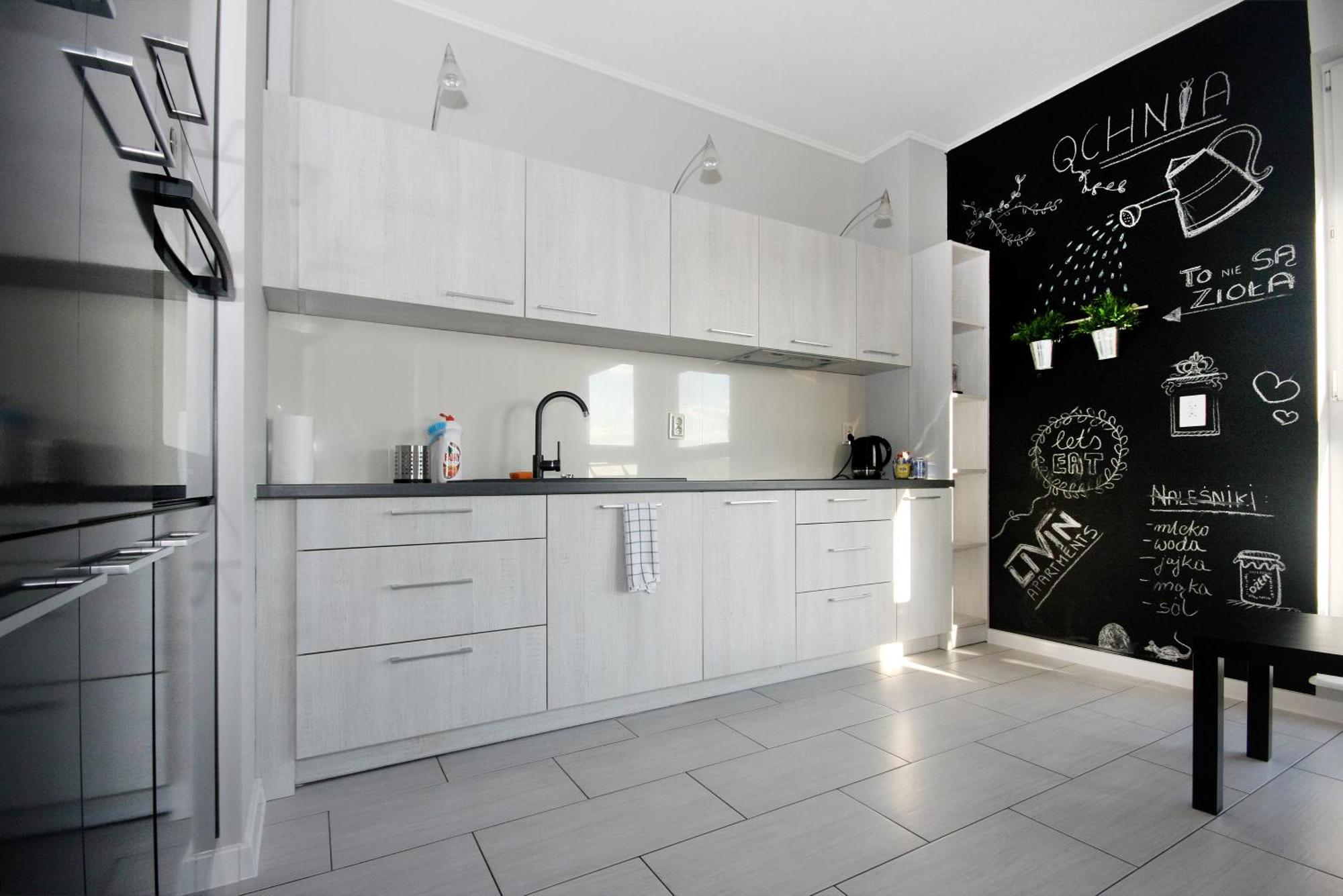 Livin Apartments Santocka Шчечин Стая снимка