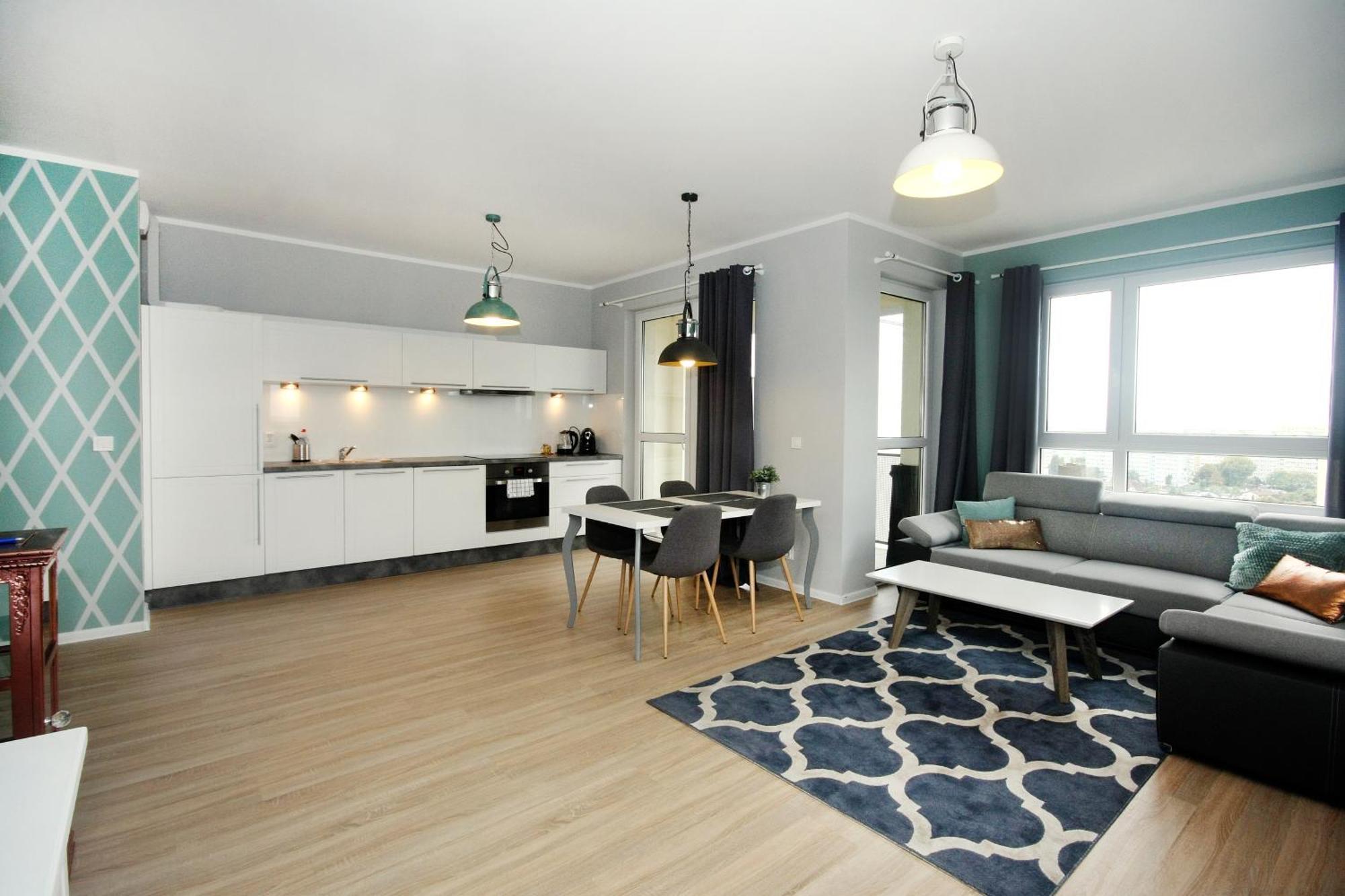 Livin Apartments Santocka Шчечин Стая снимка