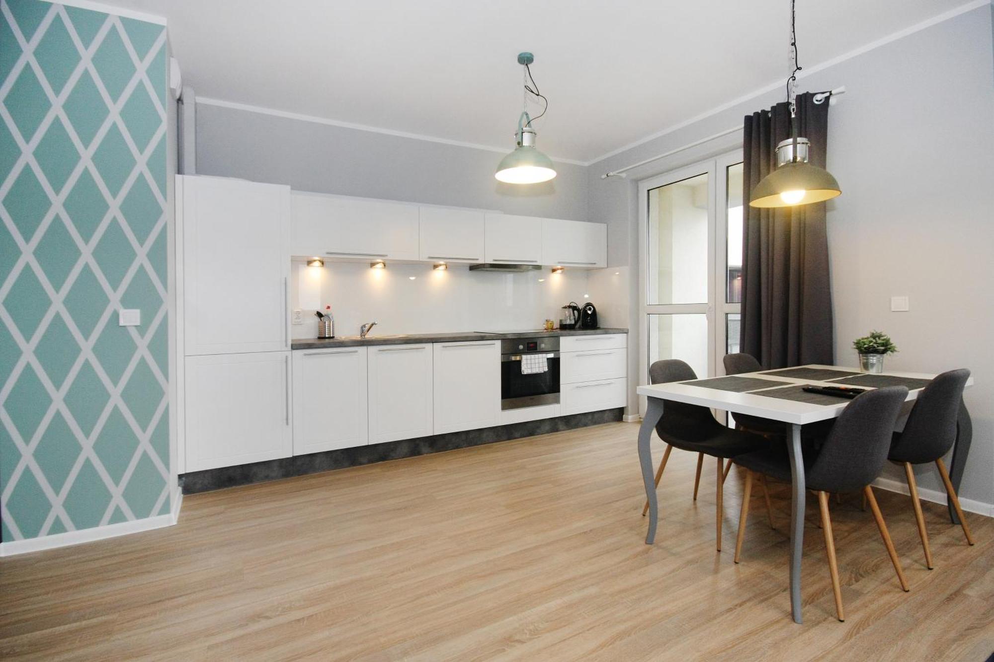 Livin Apartments Santocka Шчечин Стая снимка