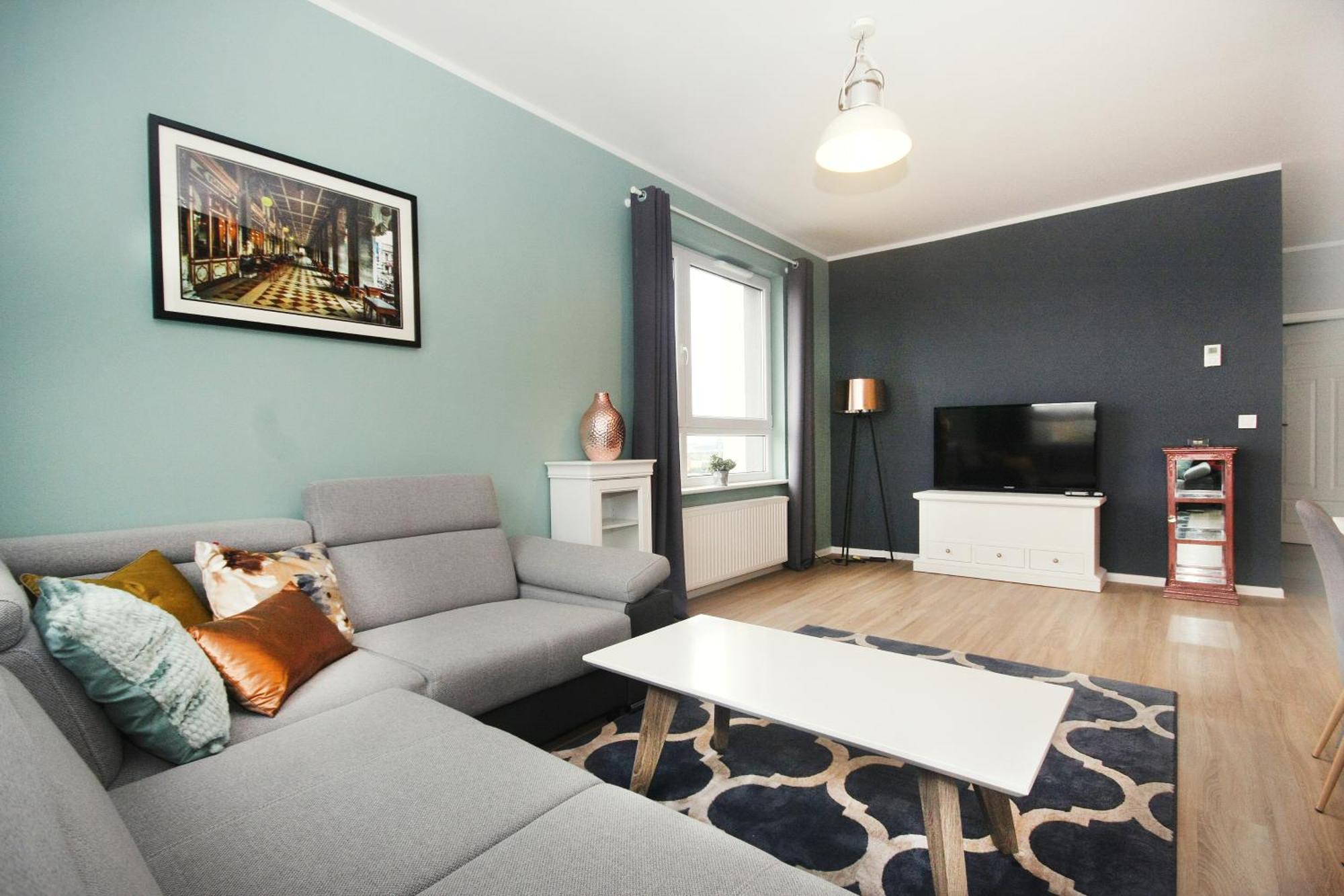 Livin Apartments Santocka Шчечин Стая снимка
