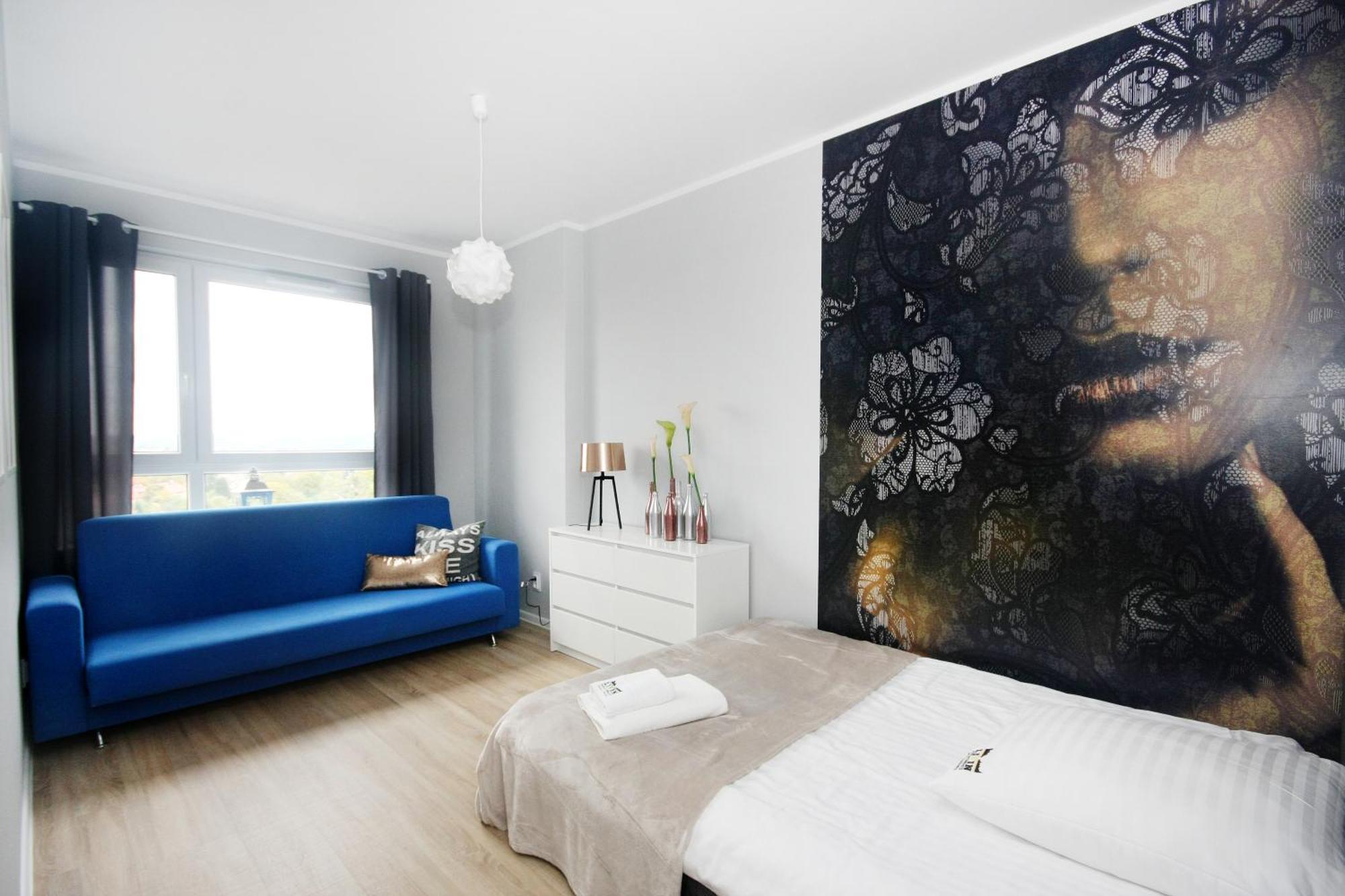 Livin Apartments Santocka Шчечин Стая снимка